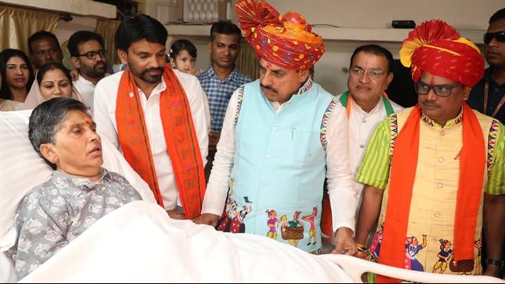 मुख्यमंत्री डॉ. यादव ने पूर्व विधायक श्रीमती सुलोचना रावत के स्वास्थ्य का जाना हालचाल