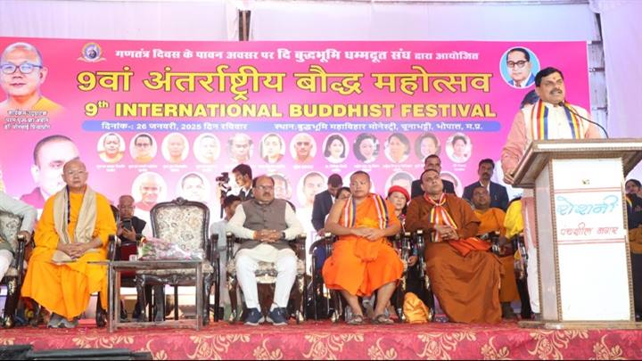 The world needs the path of peace shown by Mahatma Buddha, not war: CM Dr. Yadav