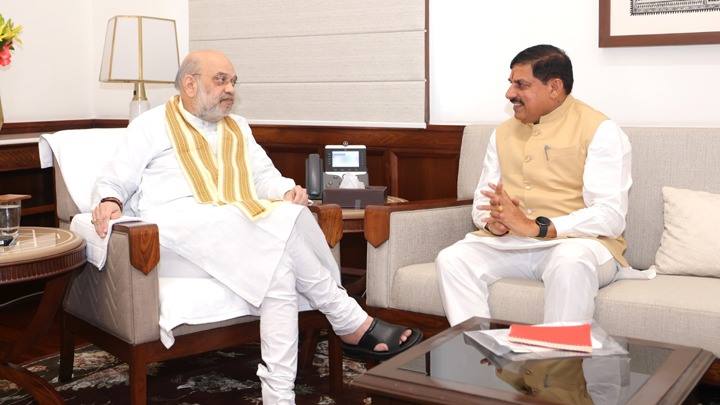 मुख्यमंत्री डॉ. यादव ने केन्द्रीय गृह मंत्री श्री अमित शाह सहित केन्द्रीय मंत्रियों से भेंट की