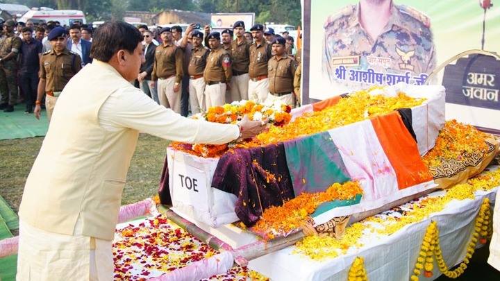 अमर शहीद आशीष शर्मा की शहादत पर पूरे प्रदेश को गर्व: मुख्यमंत्री डॉ. यादव
