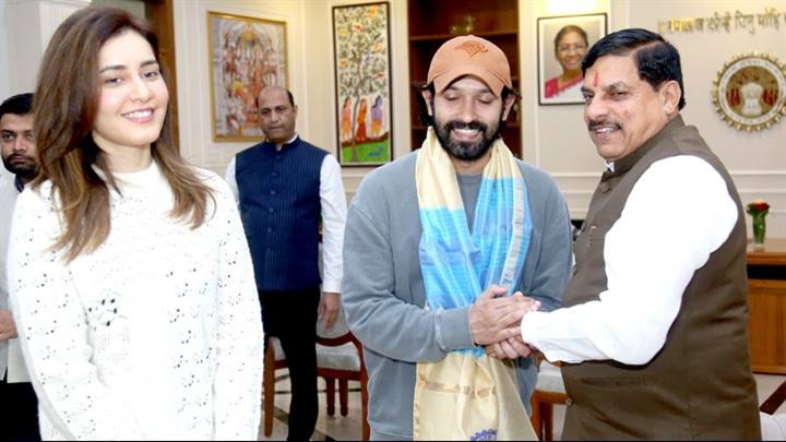 मुख्यमंत्री डॉ. यादव से मिले "द साबरमती रिपोर्ट" फिल्म के कलाकार